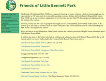 Tablet Screenshot of friendsoflittlebennett.org